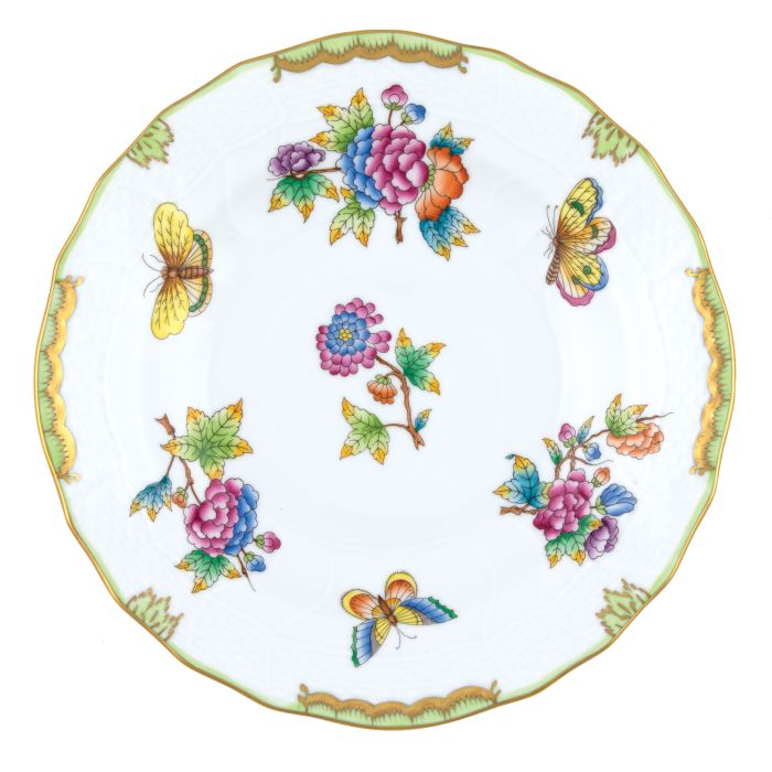 Jefferson-Carlson Wedding Registry: Herend Queen Victoria Green Dessert Plate