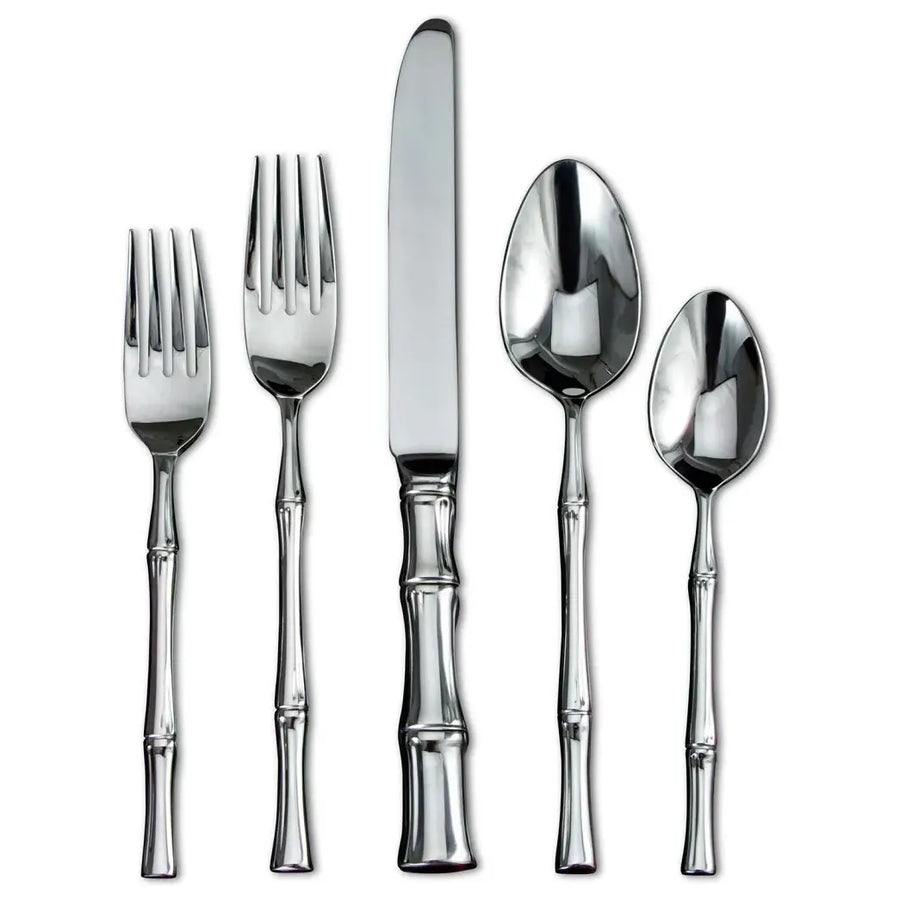 Turner and Robison Wedding Registry: Ricci Bamboo Flatware - 5-Piece Place Setting