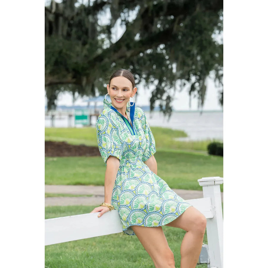 Emily McCarthy Palmer Dress - Deco Palm