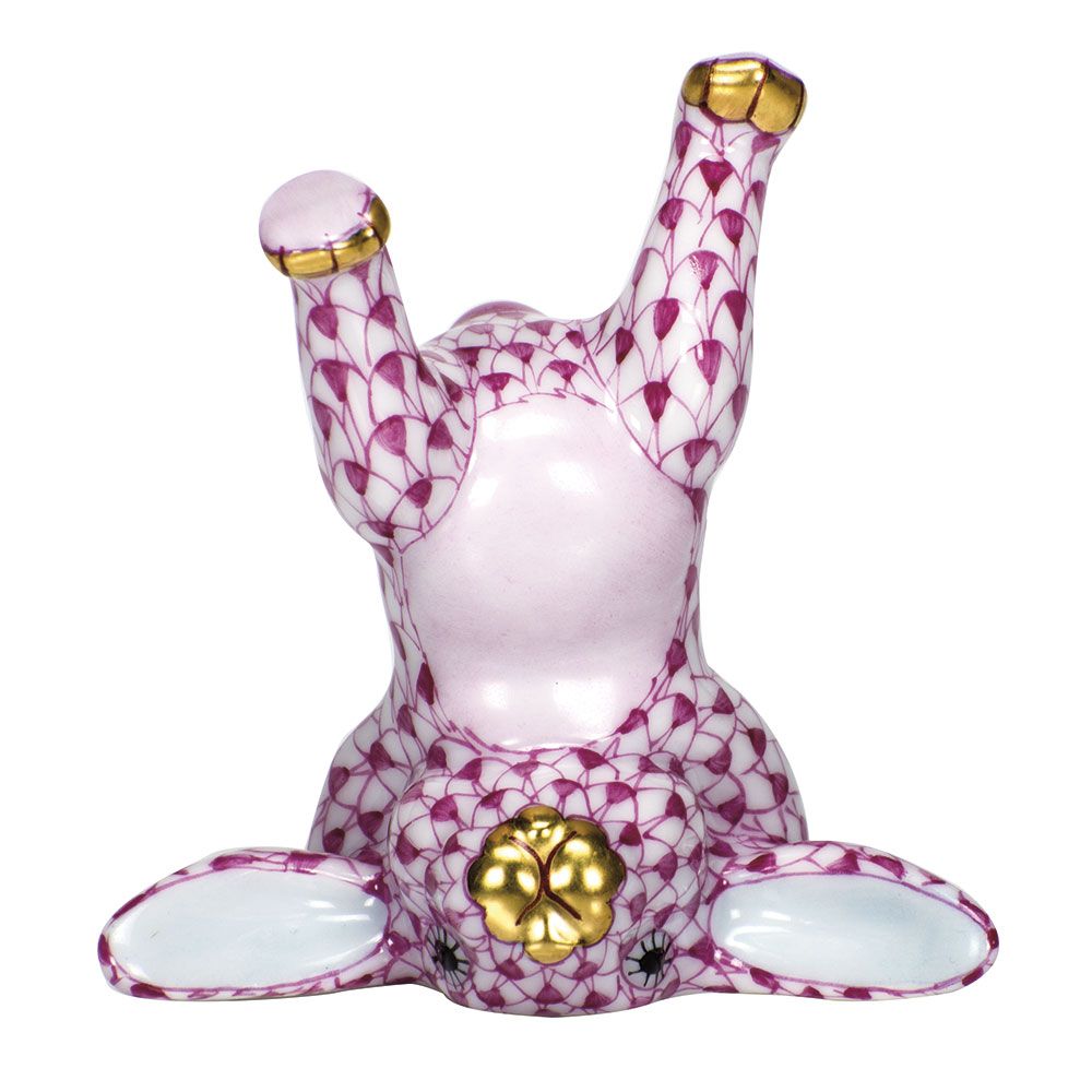 Herend Handstand Bunny - Raspberry – Protocol