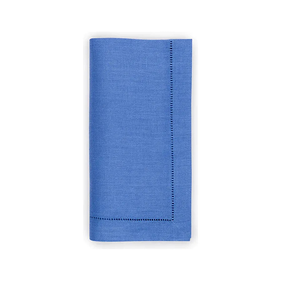 Hazel-King Wedding Registry: Sferra Festival Hemstitched Napkins in Cobalt (Set of 4)