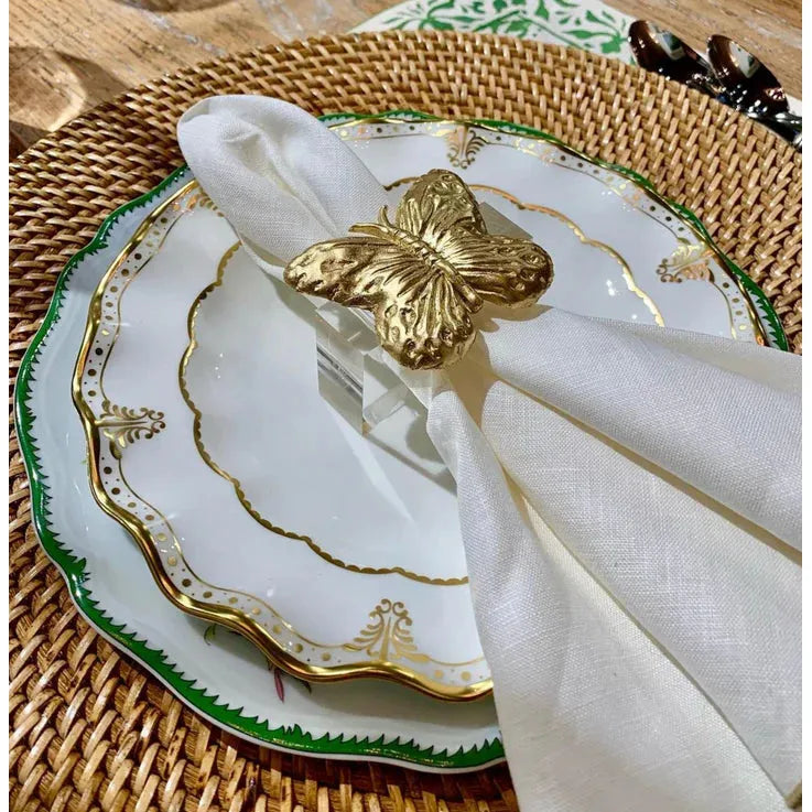 Southern Tribute Butterfly Napkin Rings (Boxed Set of 4)