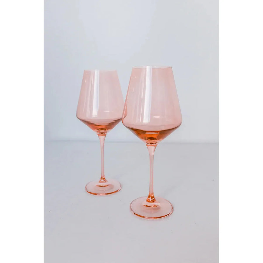 Estelle Wine Stem-Blush Pink : S/2