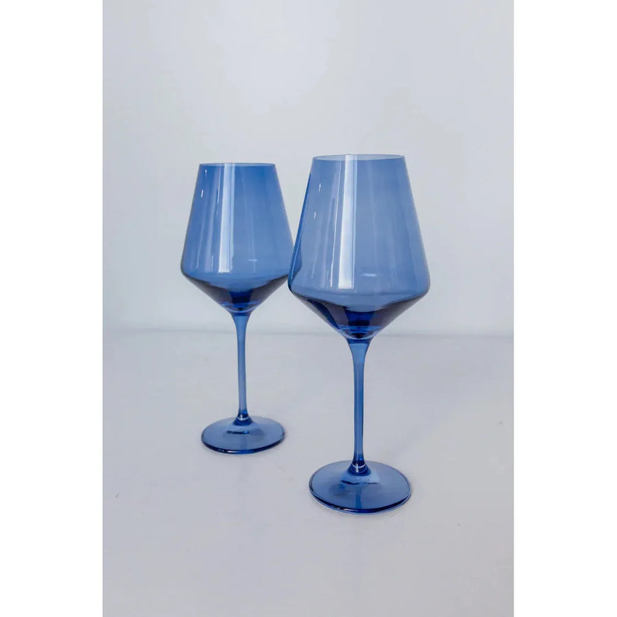 Estelle Wine Stem-Cobalt : S/2