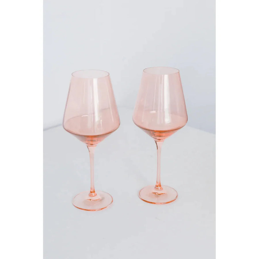 Estelle Wine Stem-Blush Pink : S/2