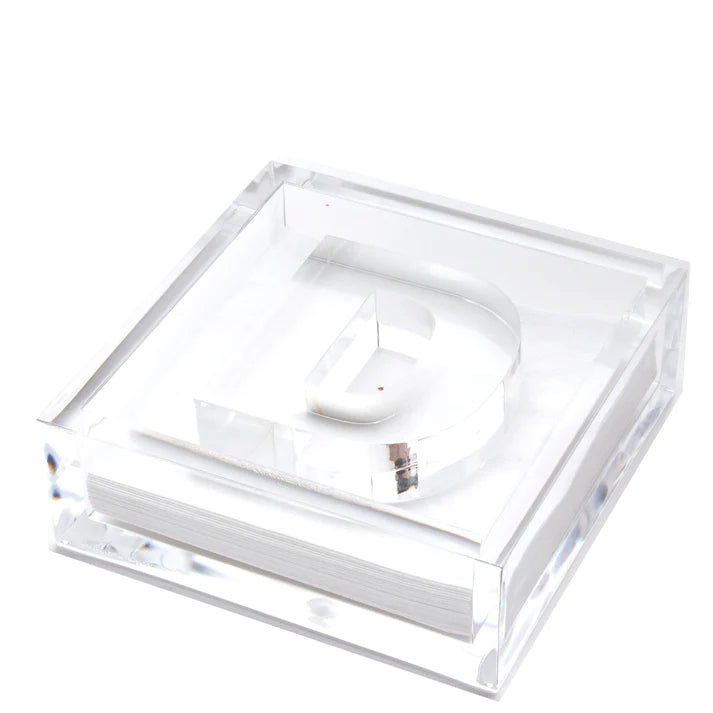 Tara Wilson Monogrammed Cocktail Napkin Holder 
