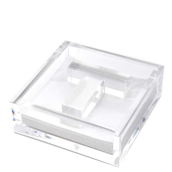 Puletti-Tinsley Wedding Registry: Tara Wilson Acrylic Cocktail Napkin Holder "T"