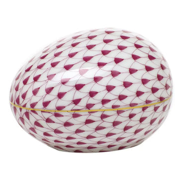 Herend Large Egg - Raspberry