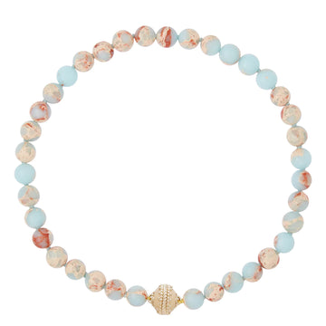 Victoire African opal necklace-Opal