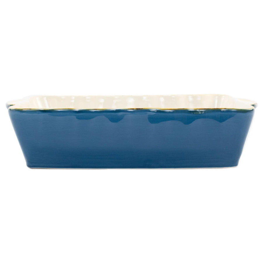 Edmondson and Lisle Wedding Registry: Vietri Italian Baker in Blue
