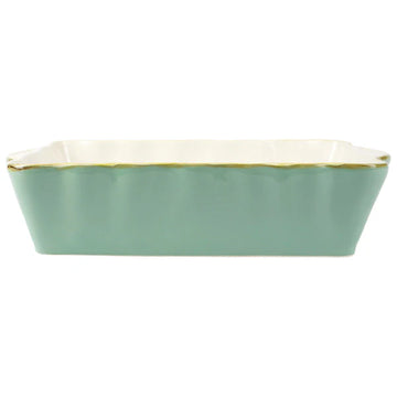 McFarland-Lisle Wedding Registry: Vietri Large Italian Baker in Aqua