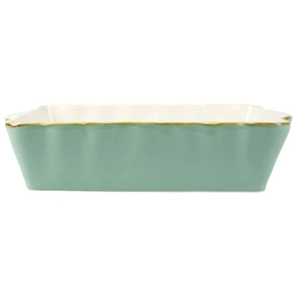 McFarland-Lisle Wedding Registry: Vietri Large Italian Baker in Aqua