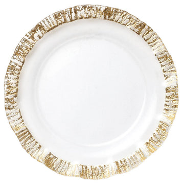 Trice and Shah Wedding Registry: Vietri Rufolo Gold Charger