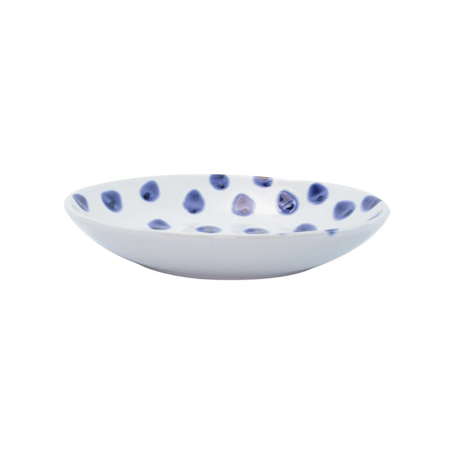 Vietri Santorini Blue Dot Pasta Bowl