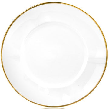 Lewis and Underwood Wedding Registry: Anna Weatherly Simply Elegant Gold Dinner Plate