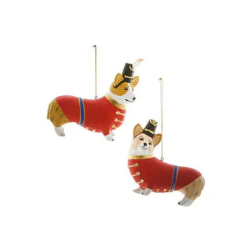 Cody Foster & Co Christmas Corgi Ornament