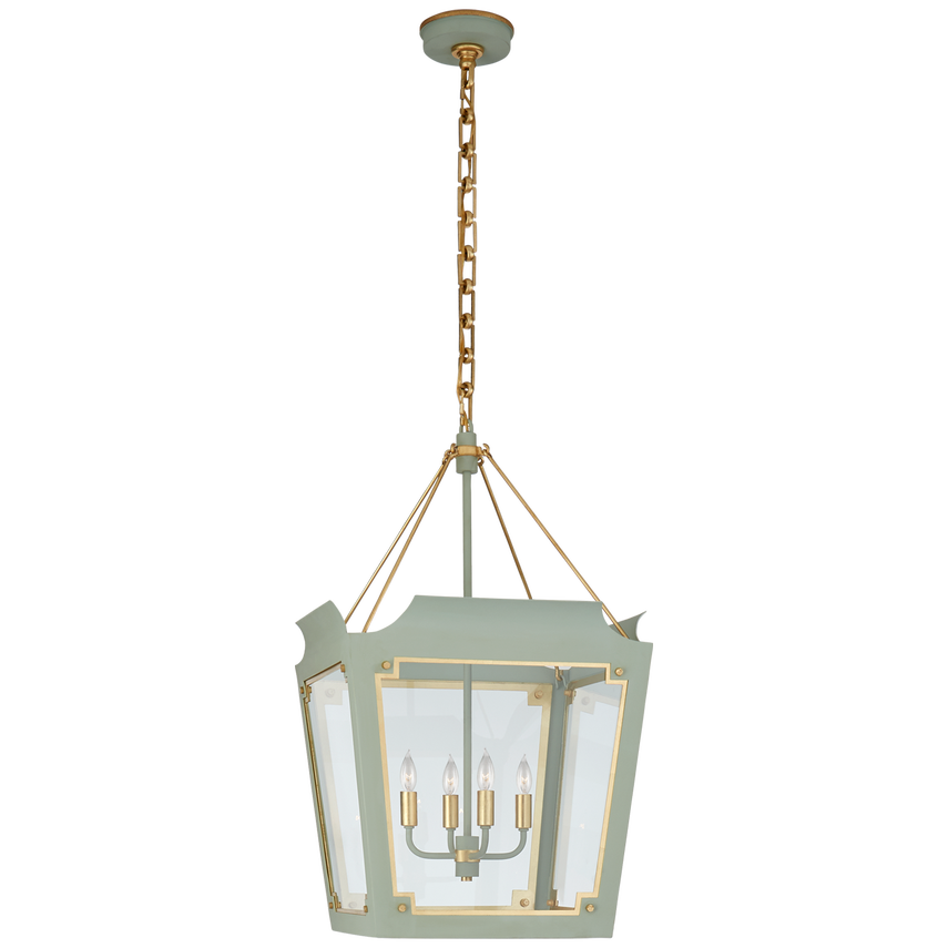 Visual Comfort Caddo Lantern in Celadon (20% off)