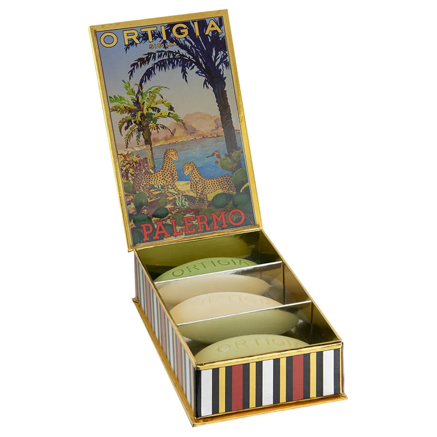 Ortigia Sicilia City Box Soaps in Palermo - Set of 3