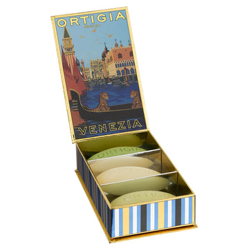 Ortigia Sicilia City Box Soaps in Venezia - Set of 3
