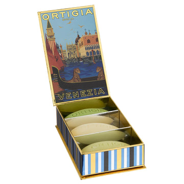 Ortigia Sicilia City Box Soaps in Venezia - Set of 3