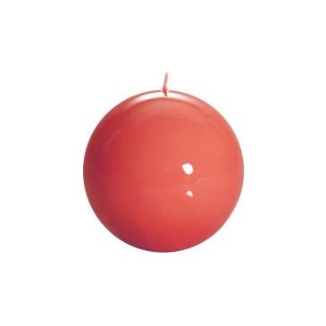 Small Coral Meloria Ball Candle