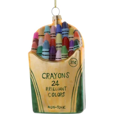 Cody Foster & Co Crayon Box Ornament