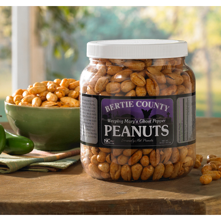 Bertie County Ghost Pepper Peanuts: 10 oz.