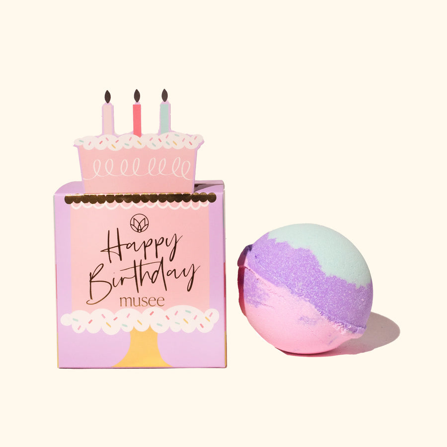 Musee Birthday Cake Boxed Bath Balm