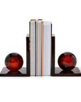 Perfect Sphere Set of 2 Tortoise Bookends