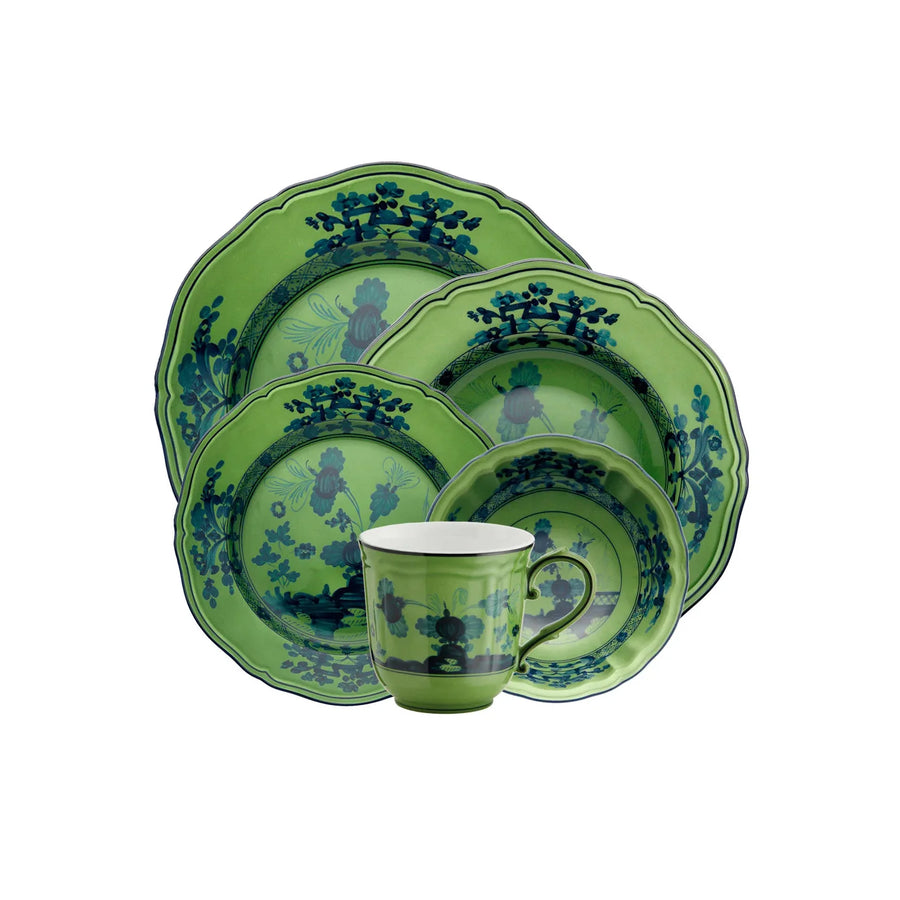 Ginori 1735 Oriente Italiano Malachite Dessert Plate