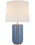 Visual Comfort Minx Table Lamp in Polar Blue