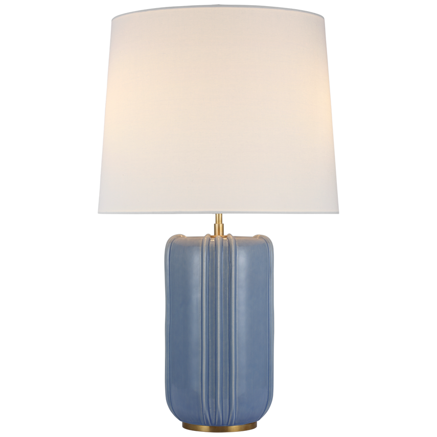 Visual Comfort Minx Table Lamp in Polar Blue