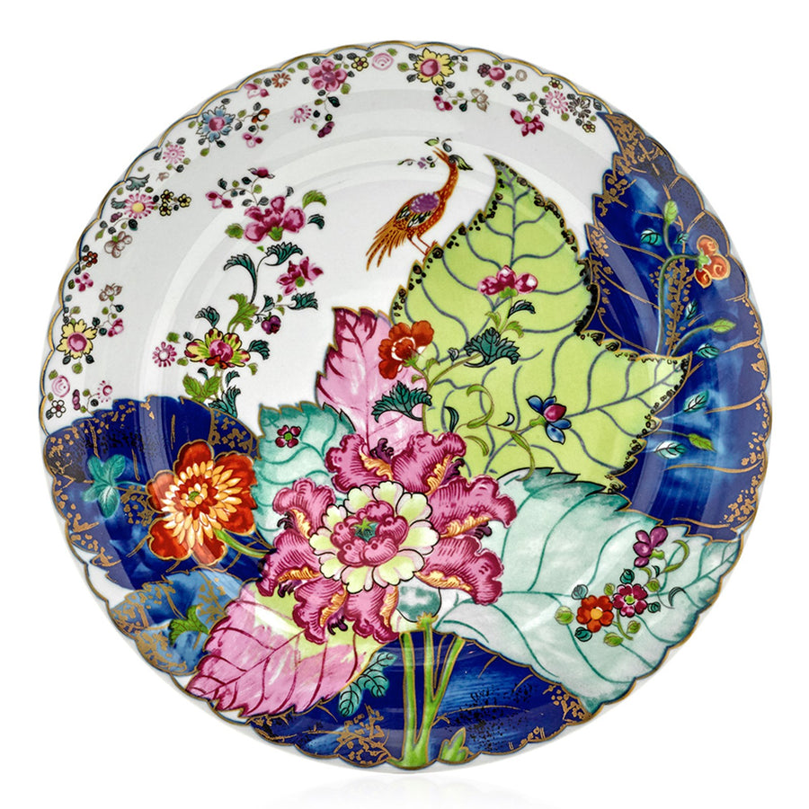 mottahedeh tobacco leaf dessert plate Bread & Butter probably for the Portuguese and Brazilian markets Mottahedeh Tobacco Leaf Bread &