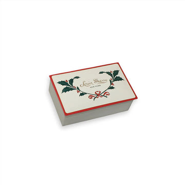 Louis Sherry 2-Piece Chocolate Tin - Holly