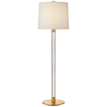 Visual Comfort Riga Buffet Lamp-Crystal/Bras