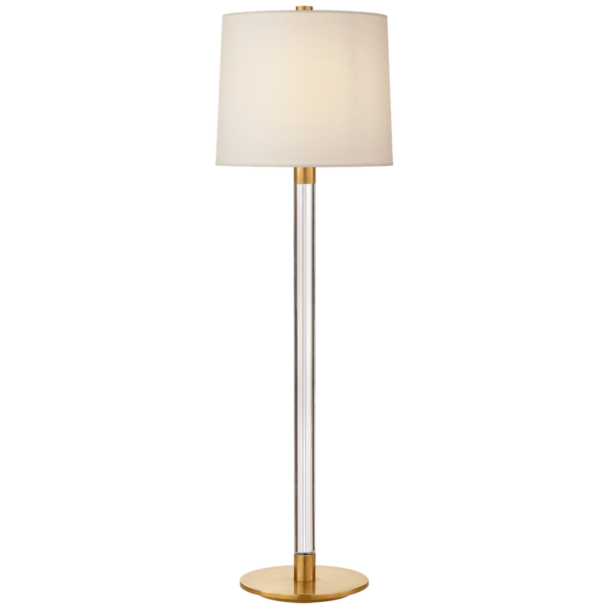 Visual Comfort Riga Buffet Lamp-Crystal/Bras