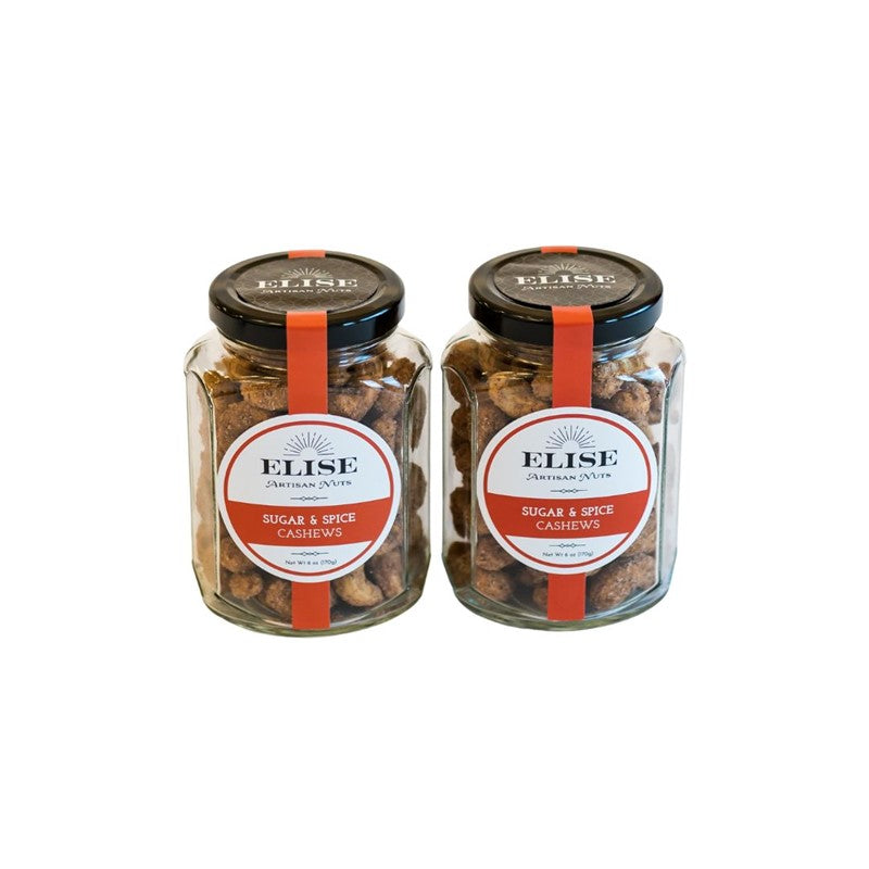 Elise Sugar and Spice Cashews 6oz Jar