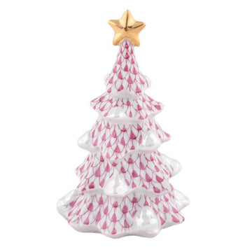 Herend Simple Christmas Tree : Raspberry