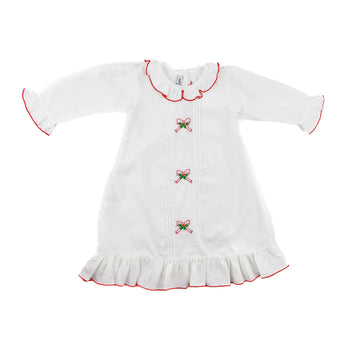 Sweet Dreams Holly & Bow Gown: 2T