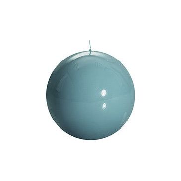 Small Teal Meloria Ball Candle
