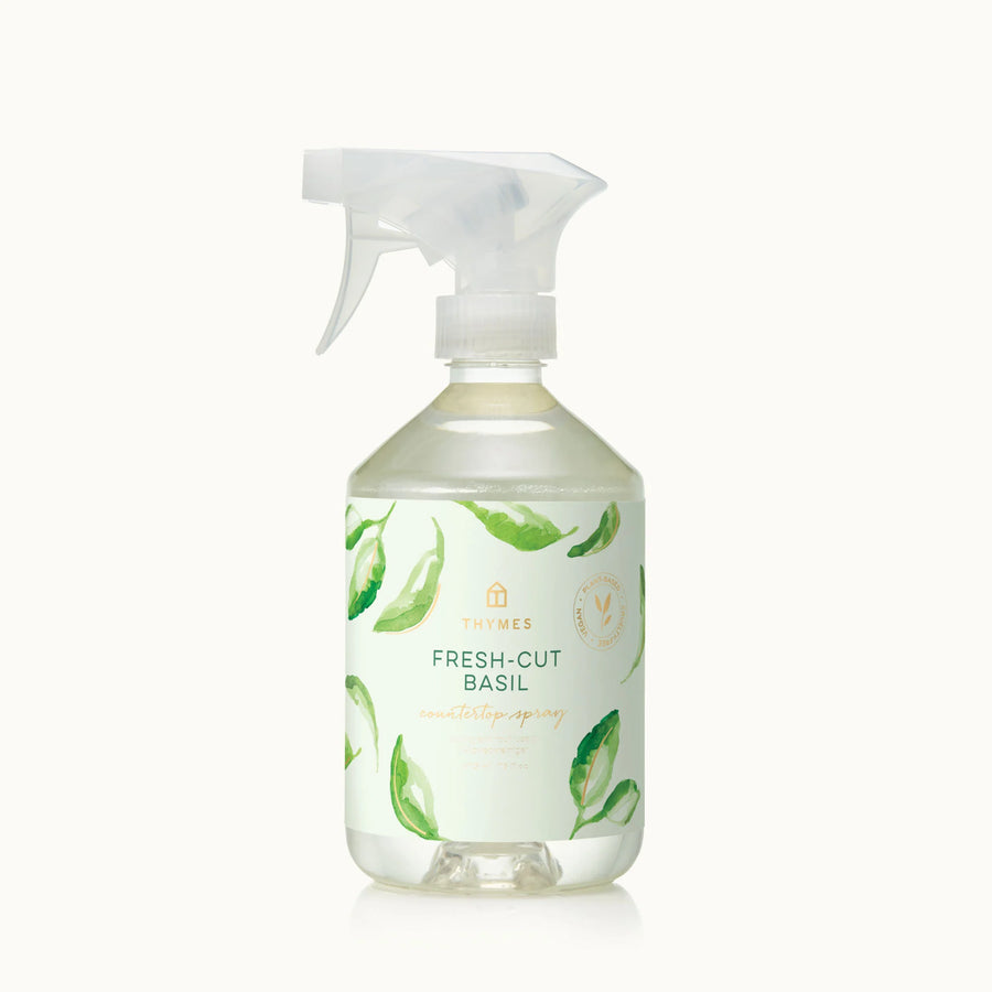 Thymes Fresh-Cut Basil Countertop Spray