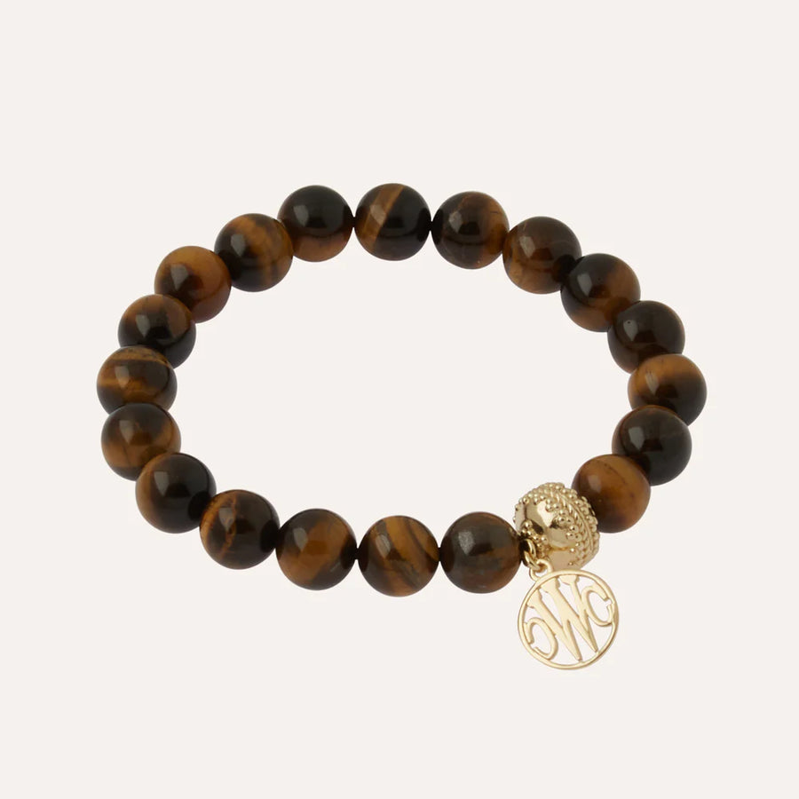 Clara Williams Victoire Stretch Bracelet-Tiger Eye