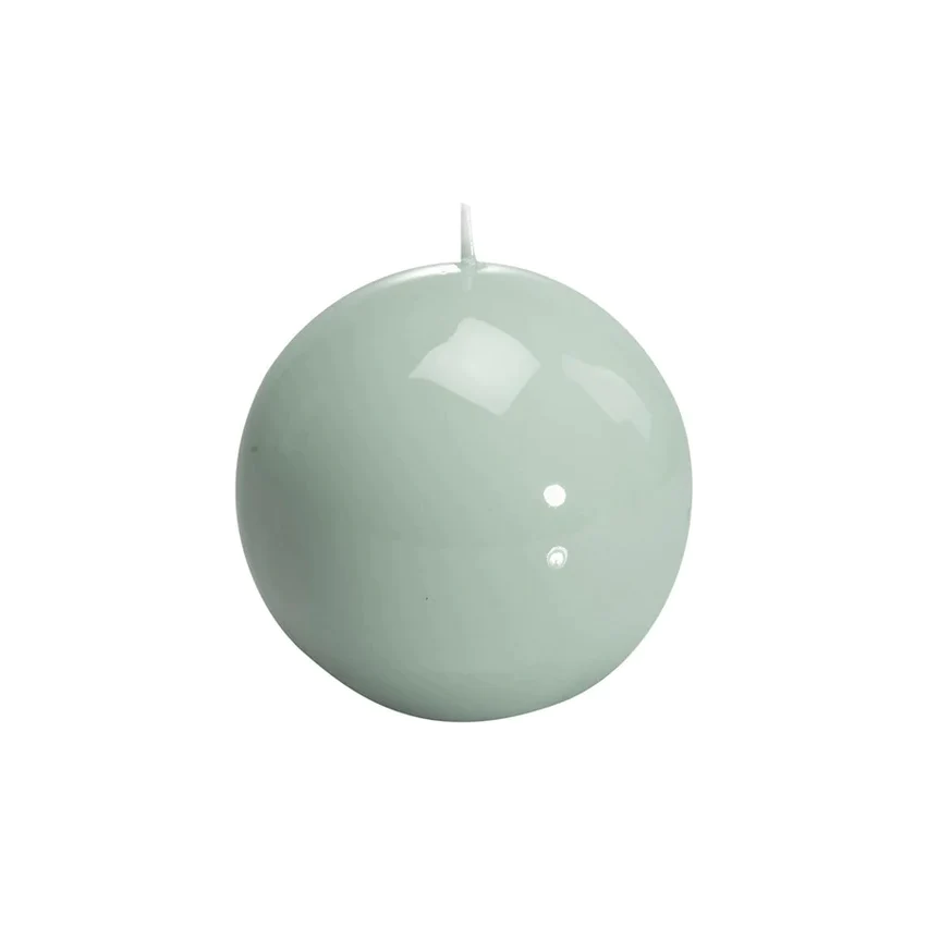 Medium Water Green Meloria Ball Candle