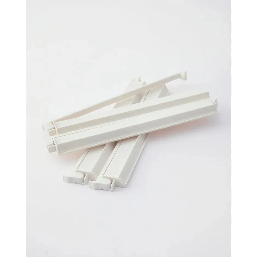 White Acrylic Rack and Pusher Set