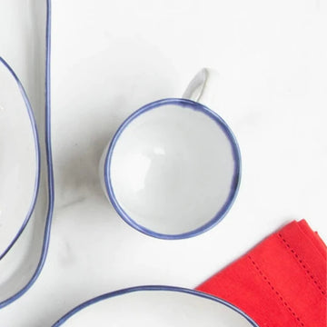Vietri Aurora Edge Coffee Mug