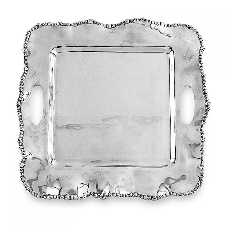 Beatriz Ball Kristi Medium Square Tray with Handles