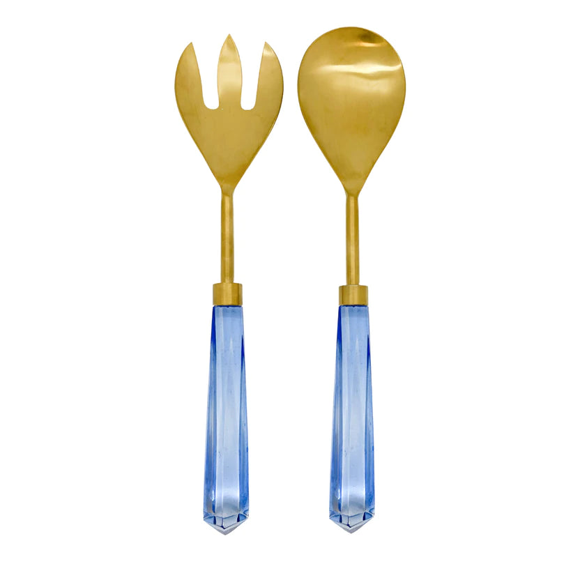 Laura Park Blue Acrylic Servers