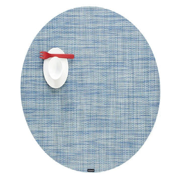 Chilewich Mini basketweave placemat in Chambray