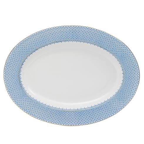Mottahedeh Cornflower Lace Platter