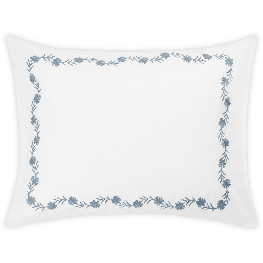 Matouk Daphne King Sham in Hazy Blue